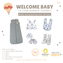 Load image into Gallery viewer, Our Petite Story Welcome Baby Set 1
