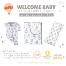 Load image into Gallery viewer, Our Petite Story Welcome Baby Set 3
