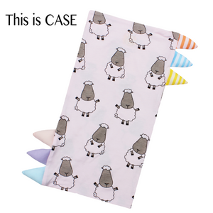 Bed-Time Buddy™ Case Big Sheepz Pink with Colour & Stripe tag - Jumbo