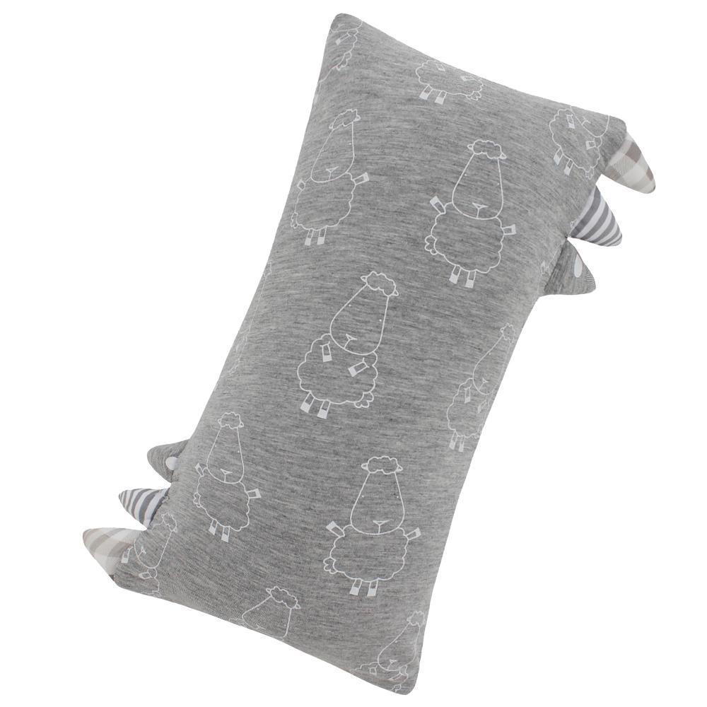 Bed-Time Buddy™ Small Star & Sheepz Grey with Stripe Polka Dot & Checker tag - Medium