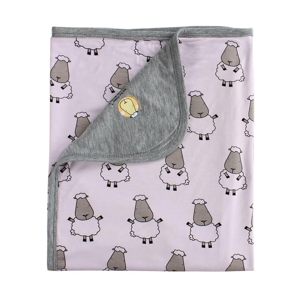 Double Layer Blanket Big Sheepz Pink (3-4 years old)