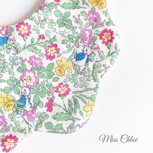 Miss Chloe Handmade Headband and Bib Set - Peter Rabbit