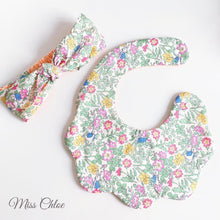 Load image into Gallery viewer, Miss Chloe Handmade Headband and Bib Set - Peter Rabbit
