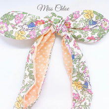 Load image into Gallery viewer, Miss Chloe Handmade Headband and Bib Set - Peter Rabbit
