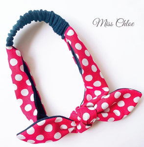 Miss Chloe Handmade Headband - Minnie