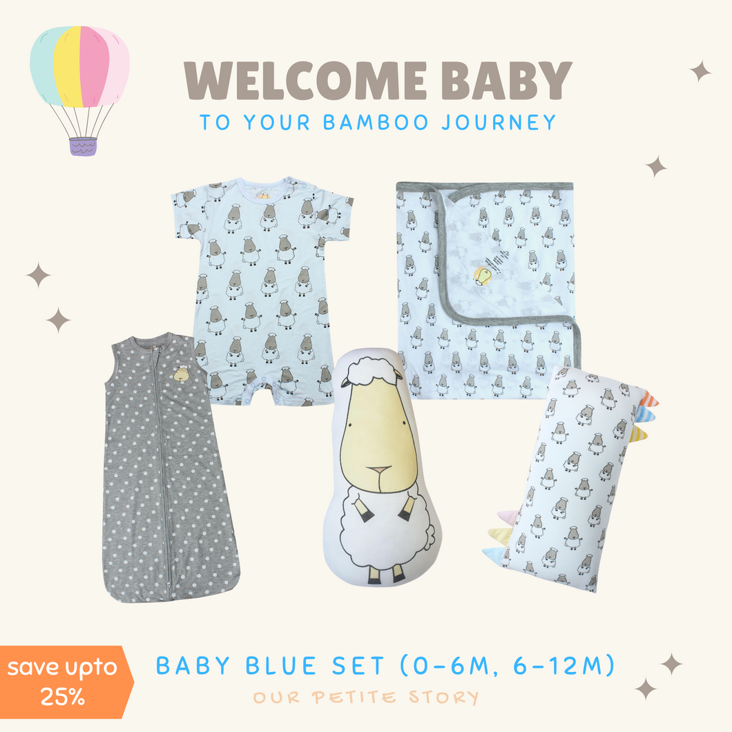 Our Petite Story Baby Blue Set