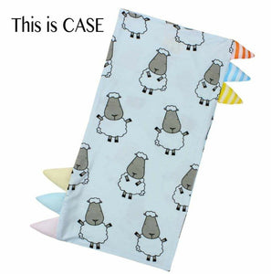 Bed-Time Buddy™ Case Big Sheepz Blue with Colour & Stripe tag - Jumbo