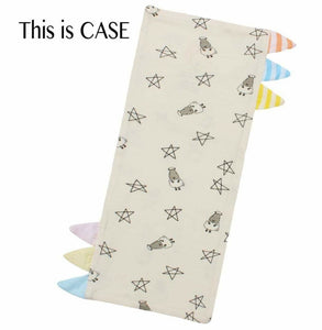 Bed-Time Buddy™ Case Small Star & Sheepz Yellow with Colour & Stripe tag - Medium