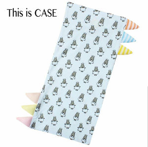 Bed-Time Buddy™ Case Small Sheepz Blue with Colour & Stripe tag - Small