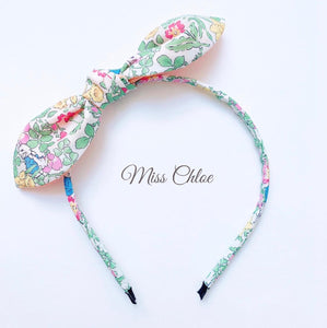Miss Chloe Handmade Hairband - Peter Rabbit (made to order)