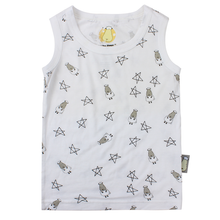 Load image into Gallery viewer, Sleeveless Shirt White Small Star &amp; Sheepz
